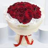 21 Red Roses Bouquet- ST
