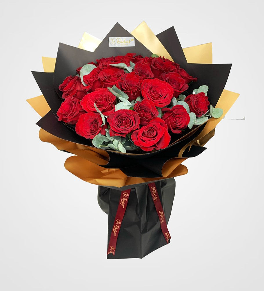 25 Red Roses Bouquet