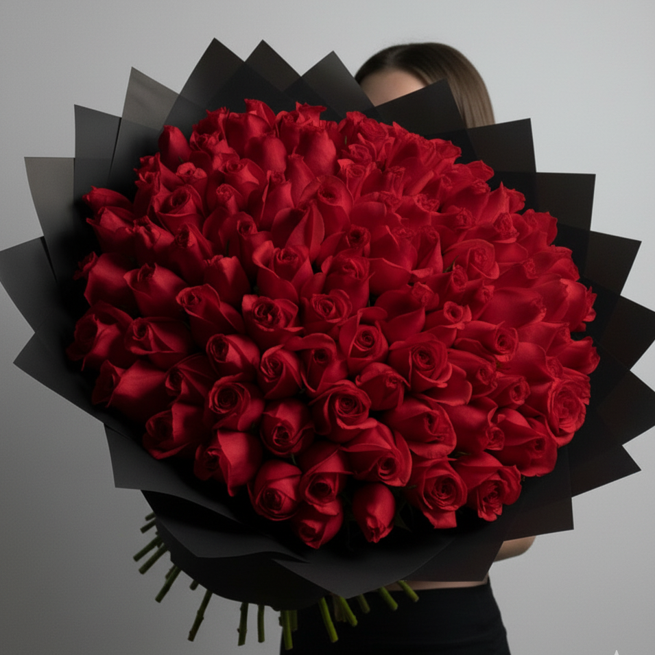 101 Red Rose Bouquet(Premium)