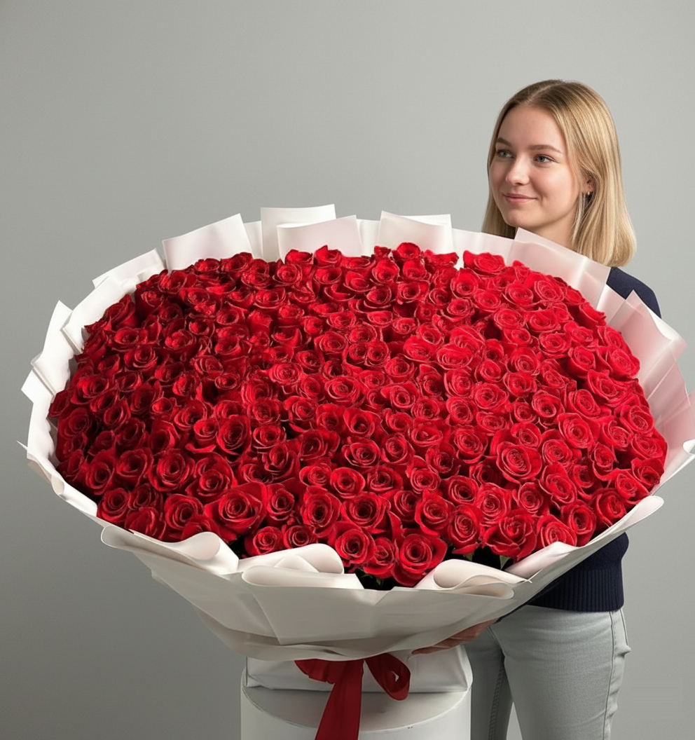 250 Red Rose Bouquet (Premium)