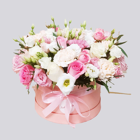 Pink Box Arrangement