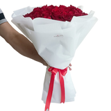 51 Red Roses Bouquet Arrangement