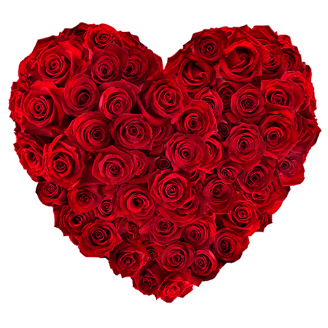 Heart Shaped Bouquet - Arabian Petals (4562652495917)