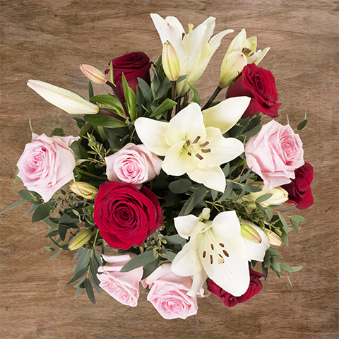 Love Cocktail-Roses and Lilies (5949098524836)