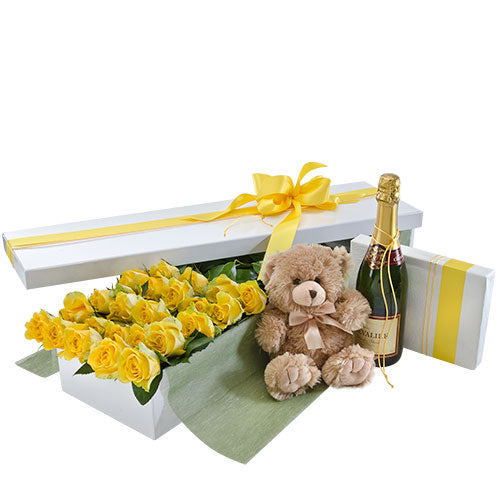 Everlasting Love Deluxe (Yellow Roses) - Arabian Petals (2463010455610)