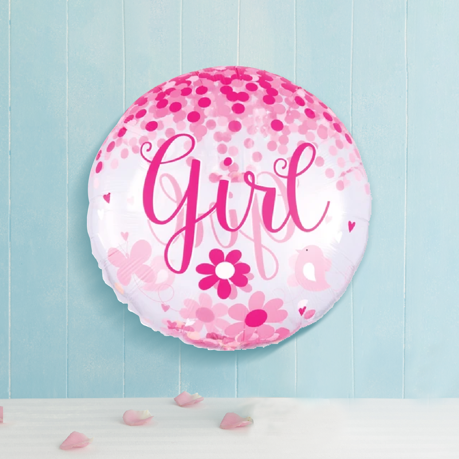 Confetti Dots Girl Balloon, Balloon for Girls (6822479495332)