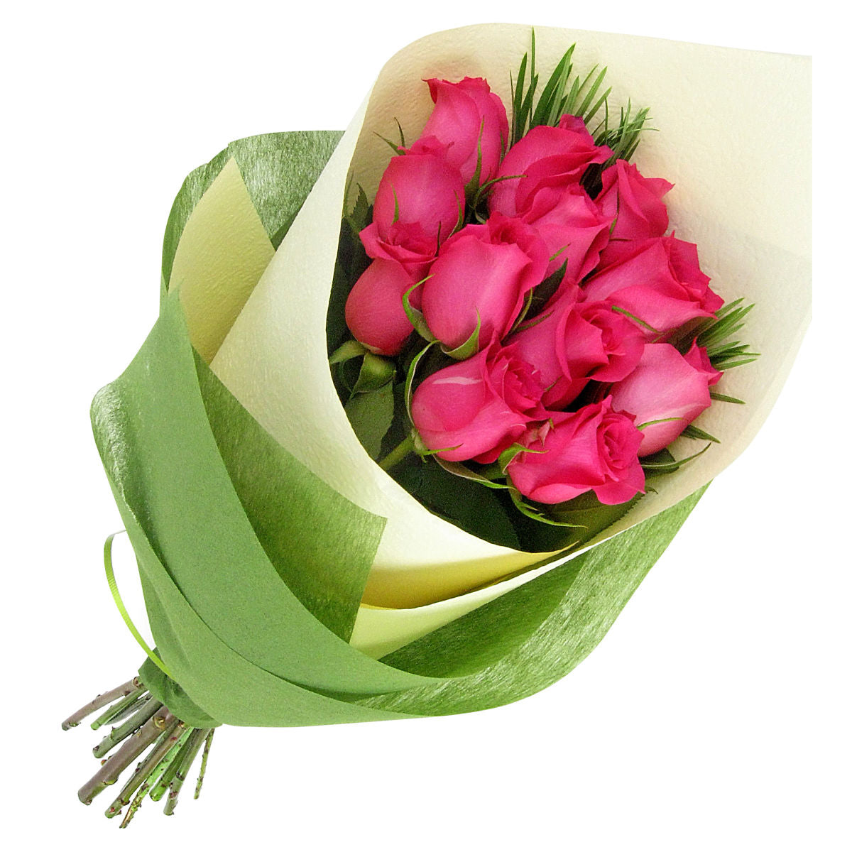 Dark Pink Roses (7432082063603)