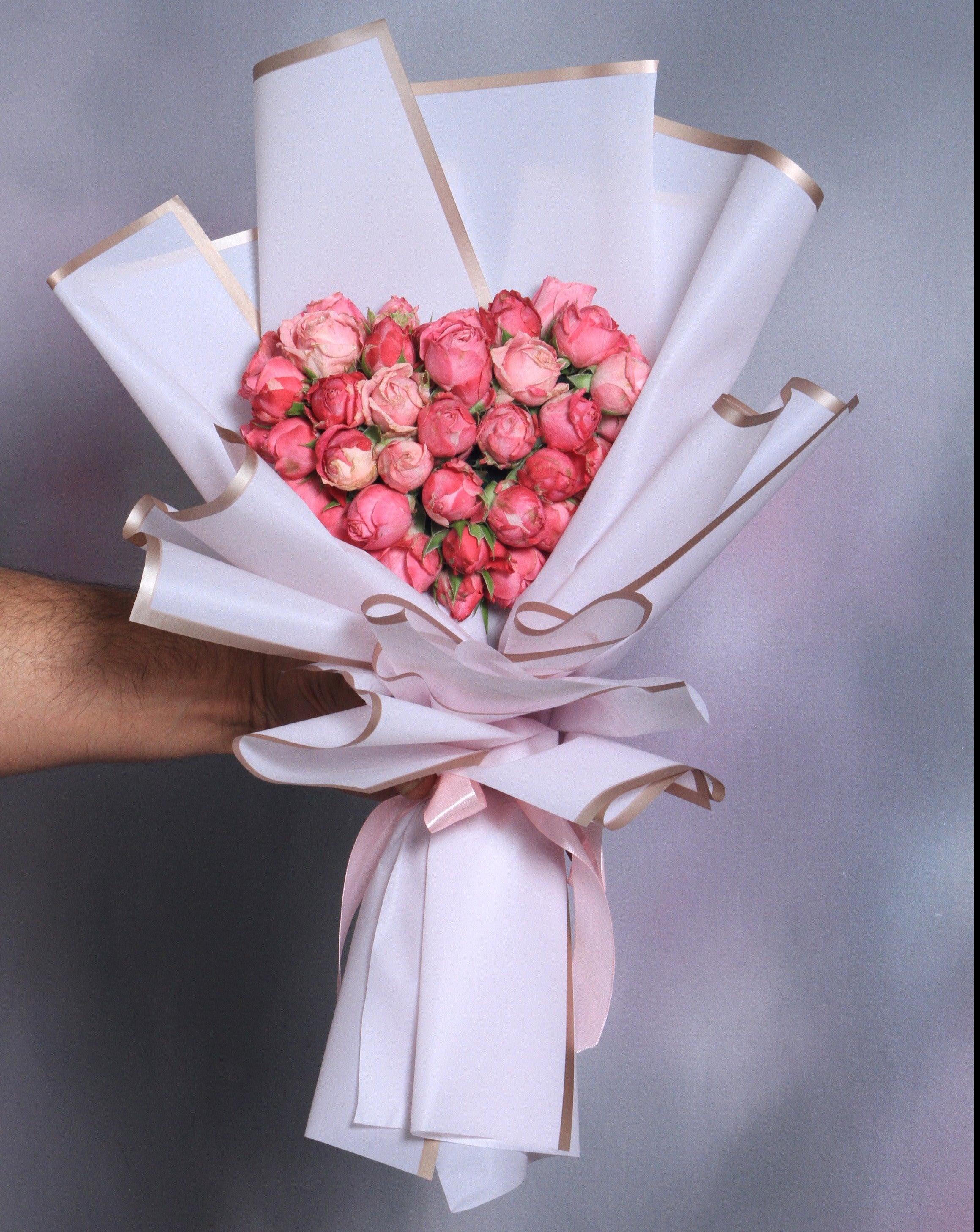 Mini Heart Shape Bouquet - VD (6027129323684)