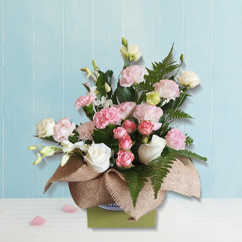 Pink Lisianthus Arrangement (6895405990052)