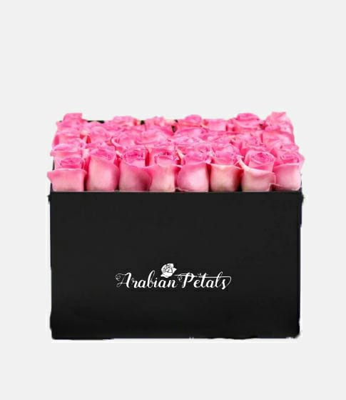 Pink Roses  -Square Box - Arabian Petals (7018043277476)