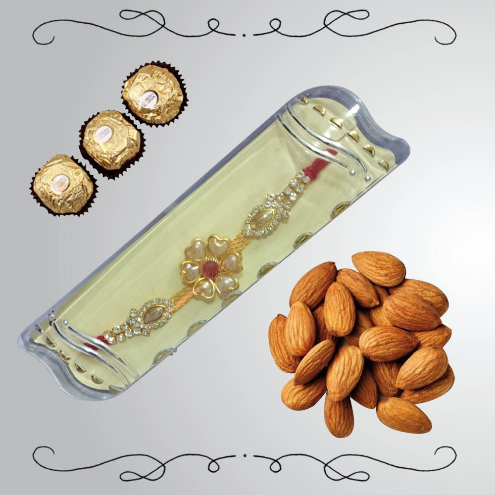 Rakhi with Chocolate and Almonds