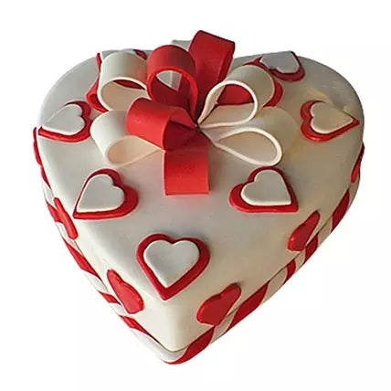 Red Ribbon Cake - VD - Arabian Petals (2085474730042)
