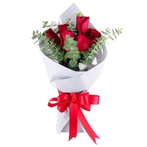 6 Premium Roses Bouquet (7010507948196)