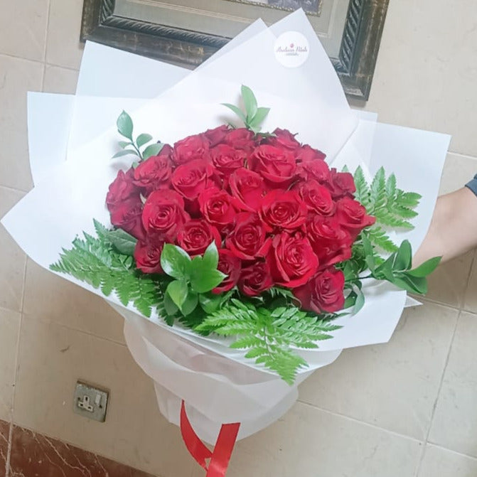 30 Premium Red Rose Bouquet