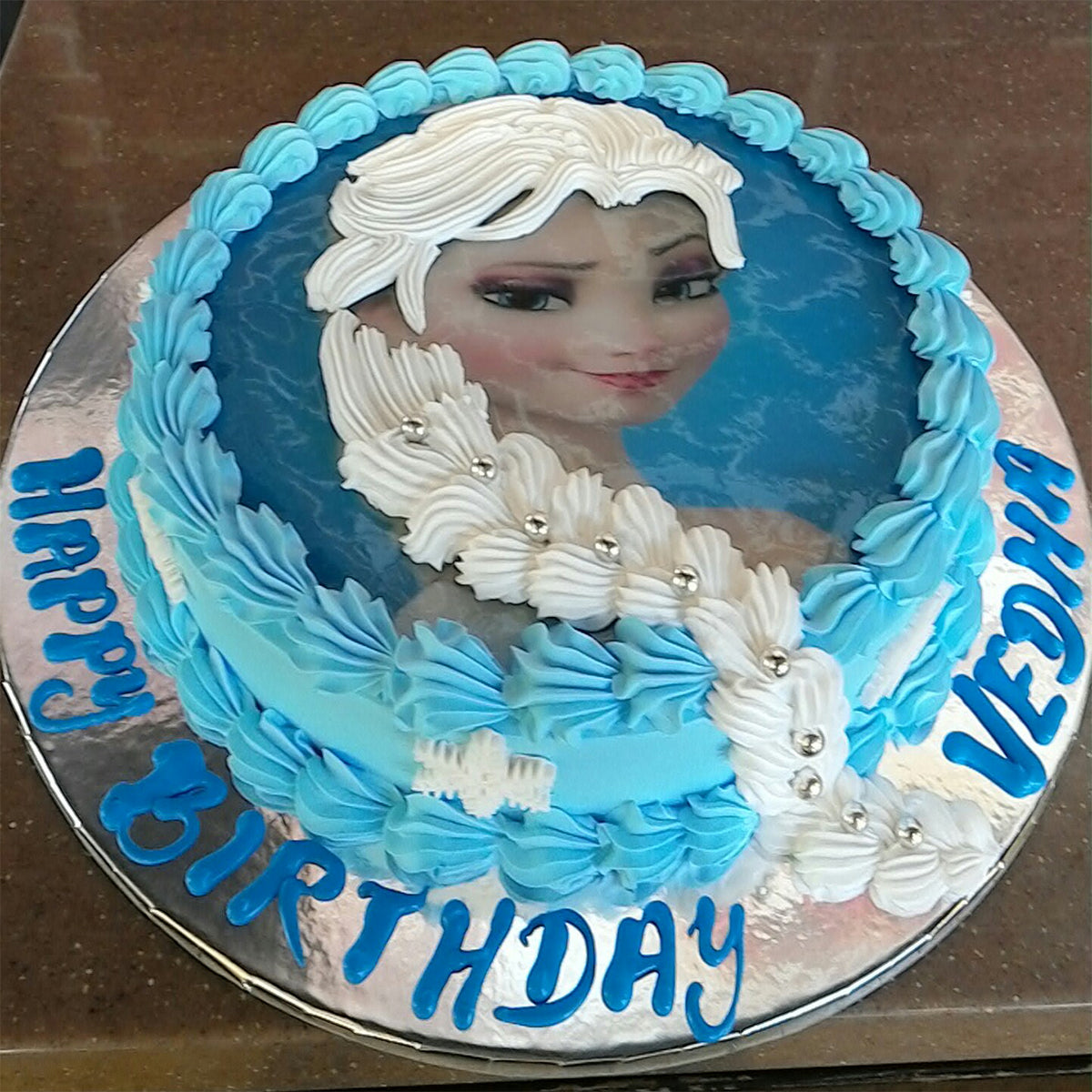 Elsa Photo Cake - CWD - Arabian Petals (2172060139578)