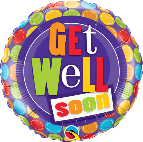Get Well Dot Balloon (6831317745828)