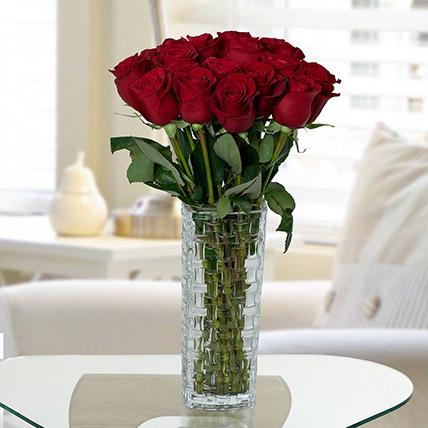 Gorgeous Red Roses Arrangement - Arabian Petals (7018040623268)
