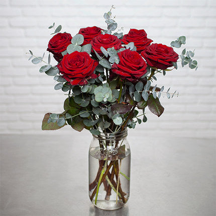 Big Red Roses (10 Roses)