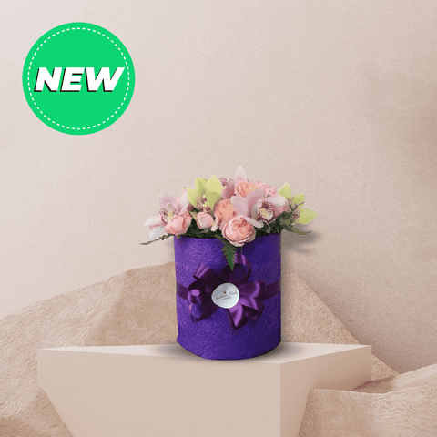 Cymbidium & Juliet Spray Roses Arragement