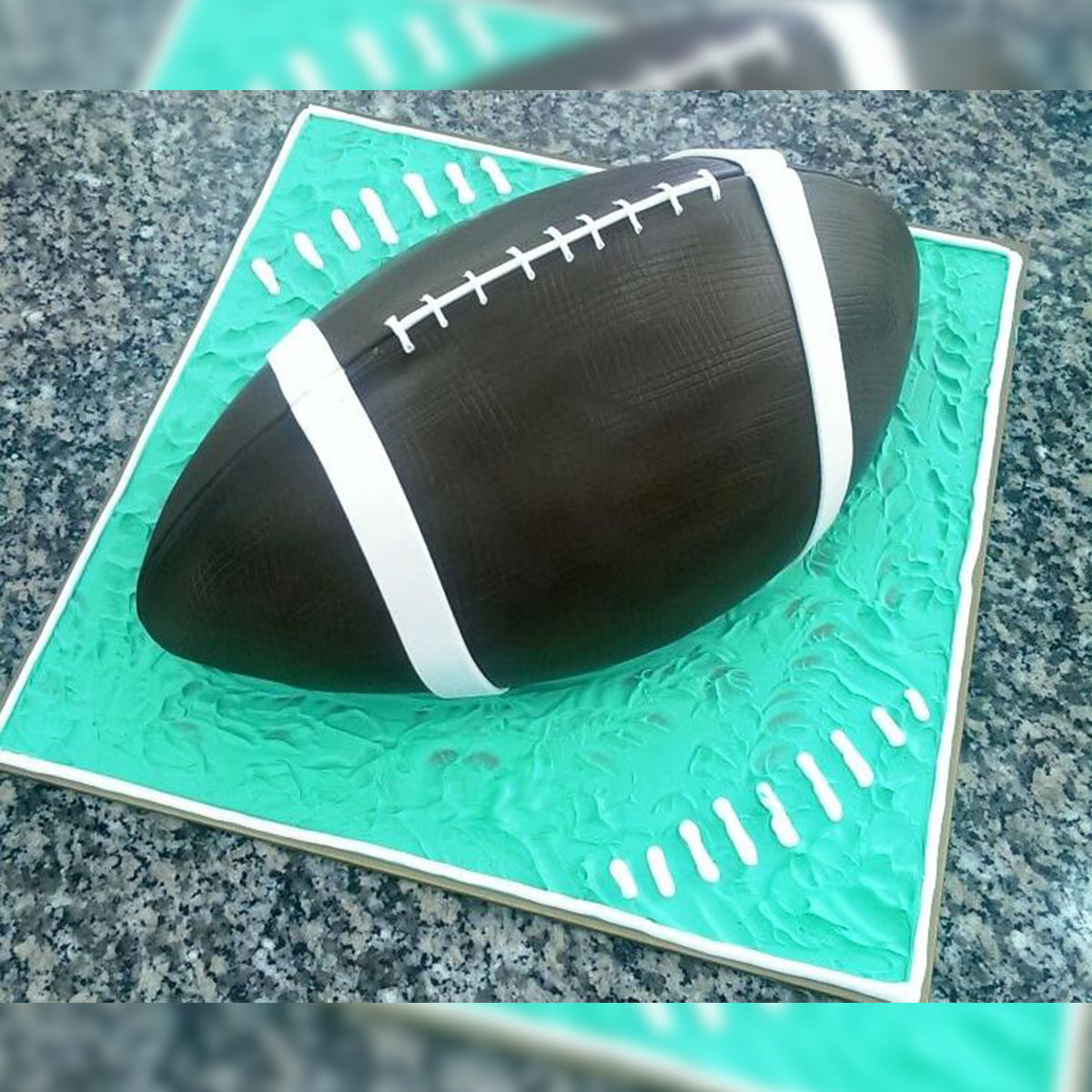 Rugby Ball Cake - CWD - Arabian Petals (2222150680634)