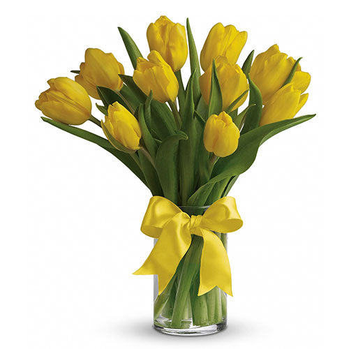 Yellow Tulip Arrangement (5619982500004)