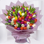 101 Mix Tulips Bouquet