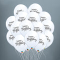15 Happy Birthday Balloons Set