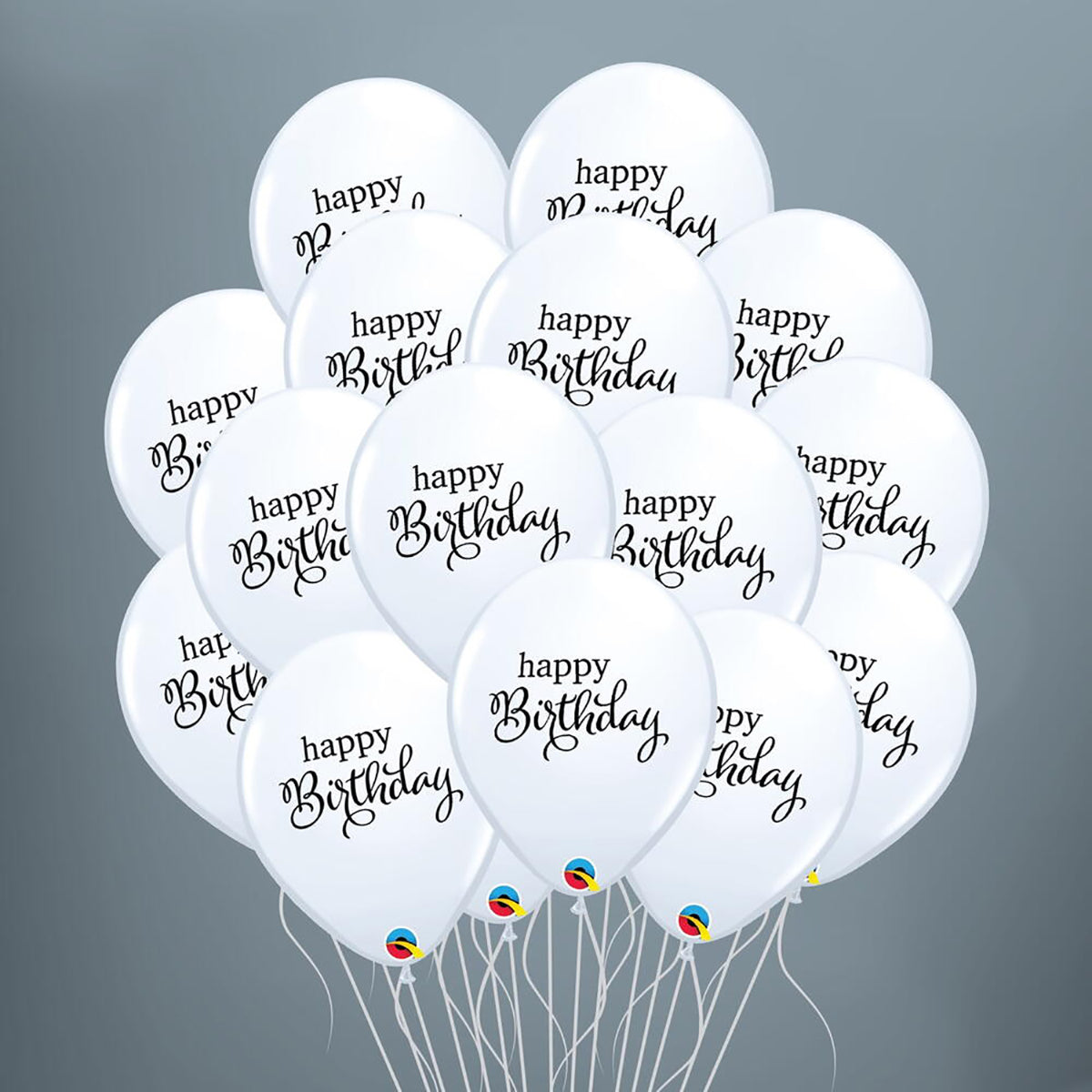 15 Happy Birthday Balloons Set