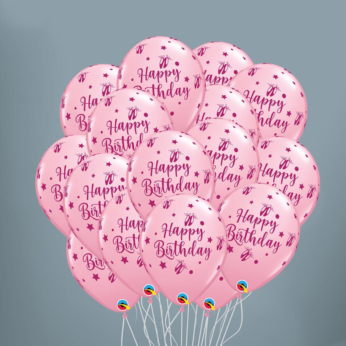 15 Happy birthday balloon set
