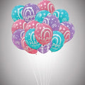 15 mixed color Birthday Balloon set