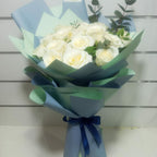 20 White Roses Bouquet