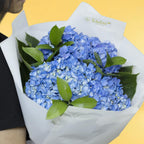 3 Blue Hydrangea Bouquet