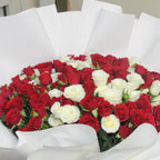 Red White Spray Roses Bouquet