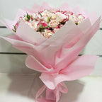 19 Reflex Spray Roses Bouquet