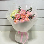 Peach Garden Spray Roses