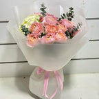 Peach Garden Spray Roses