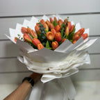 35 Orange Tulips Bouquet