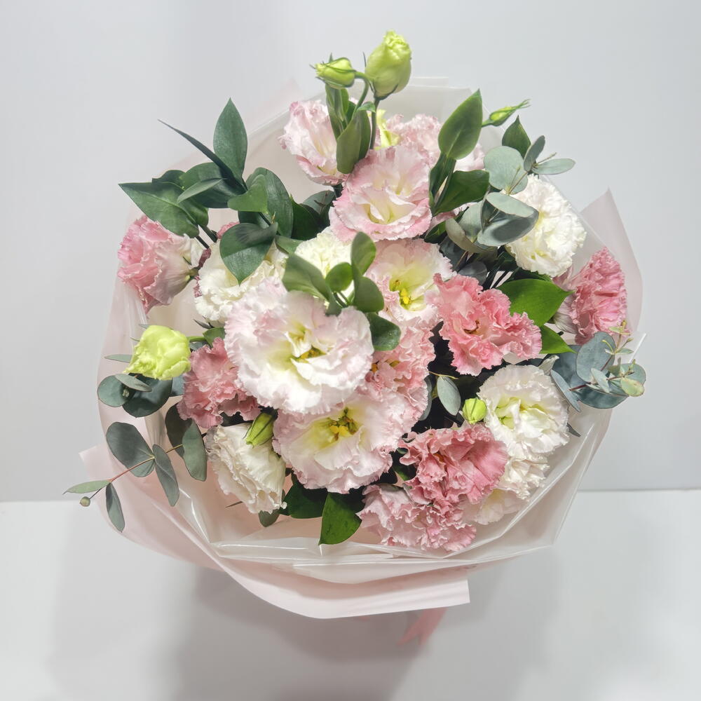 Pink Lisanthus Bouquet