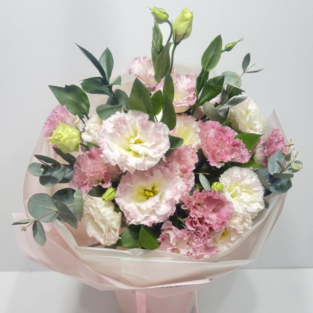 Pink Lisanthus Bouquet