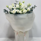 White Lisanthus Bouquet