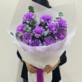 Purple Carnation Bouquet