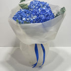 3 Blue Hydrangea Bouquet