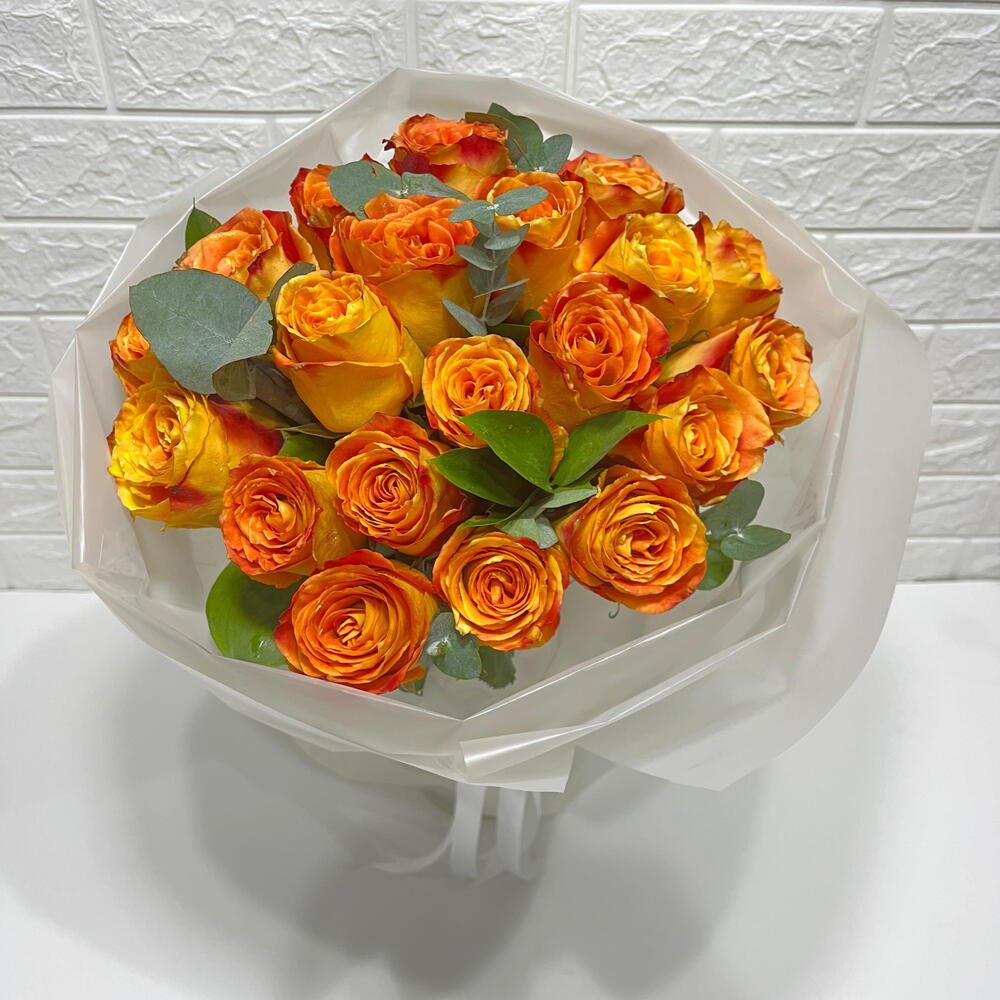 Orange Garden Bouquet-Style