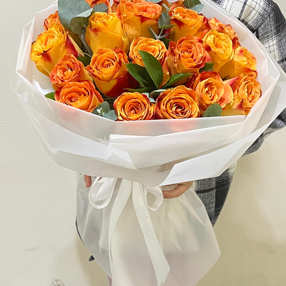 Orange Garden Bouquet-Style