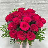 Dark Pink Rose Vase