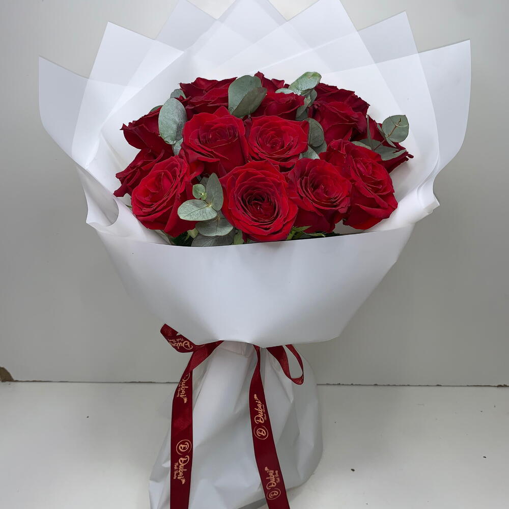 15 Red Roses Bouquet