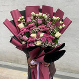 Purple White Arrangement