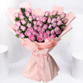 51 Pink Roses Bouquet