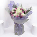Mix Purple N White Bouquet