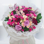 Crimson and Lilac Delight